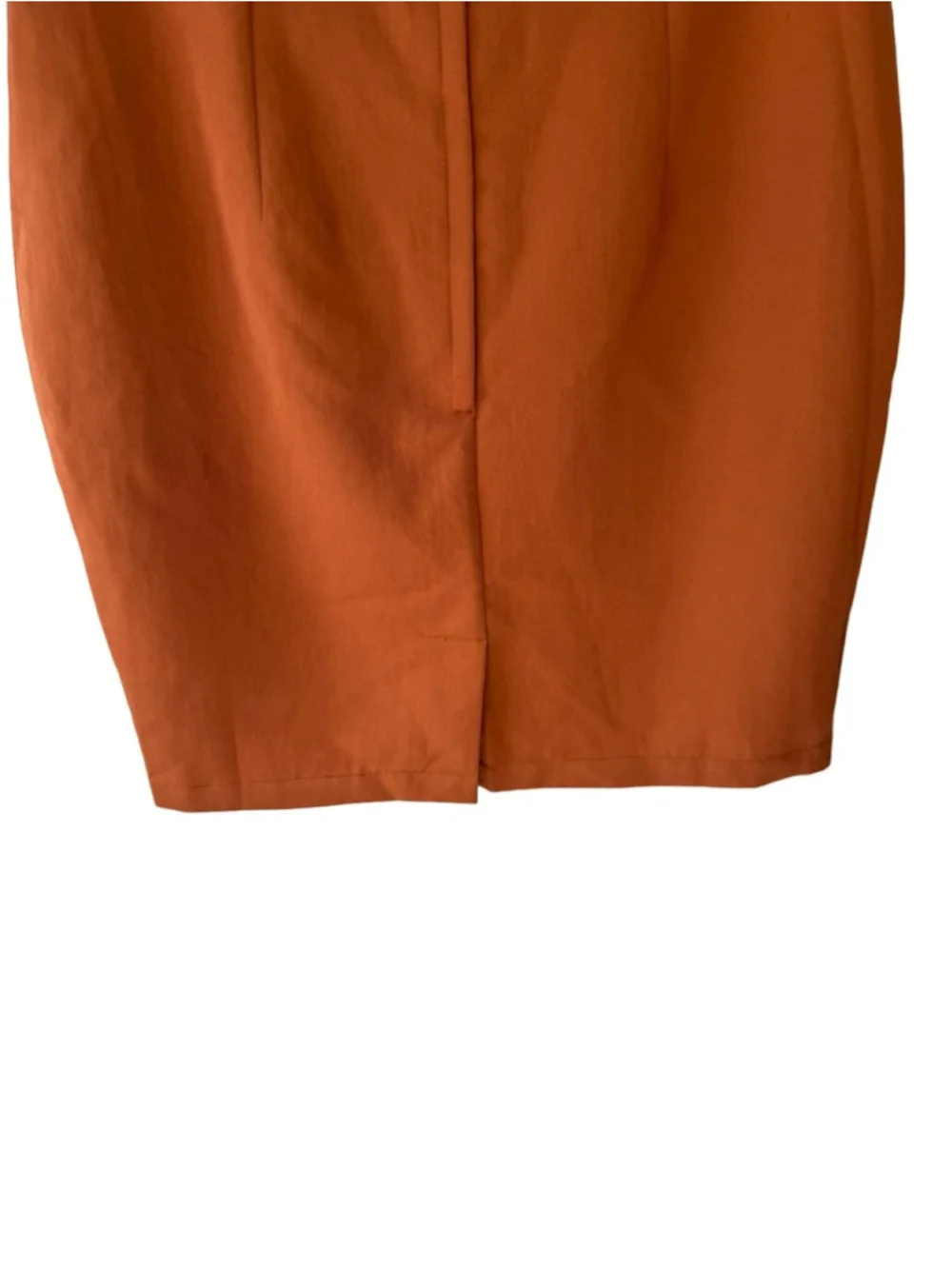 Nouvelle Vintage Rust High-Waist Pencil Skirt Size L Preppy Classic Academia